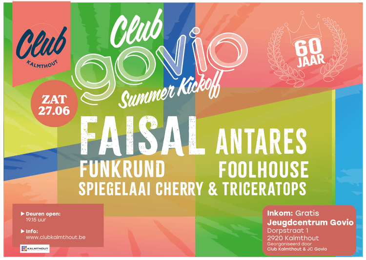 Govio Summer kickoff 27 juni 2026