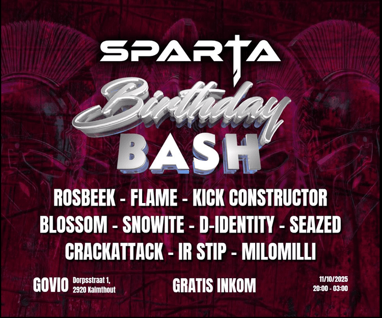 Sparta Birthday Bash